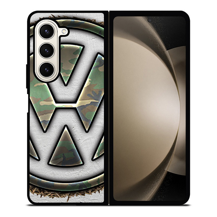 VOLKSWAGEN VW CAMO LOGO Samsung Galaxy Z Fold 5 Case Cover