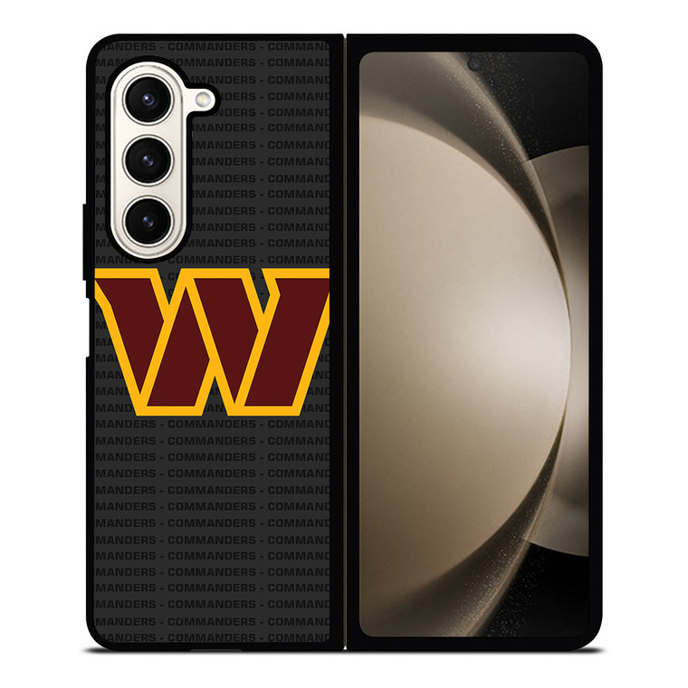 WASHINGTON COMMANDERS FOOTBALL TEXT Samsung Galaxy Z Fold 5 Case Cover