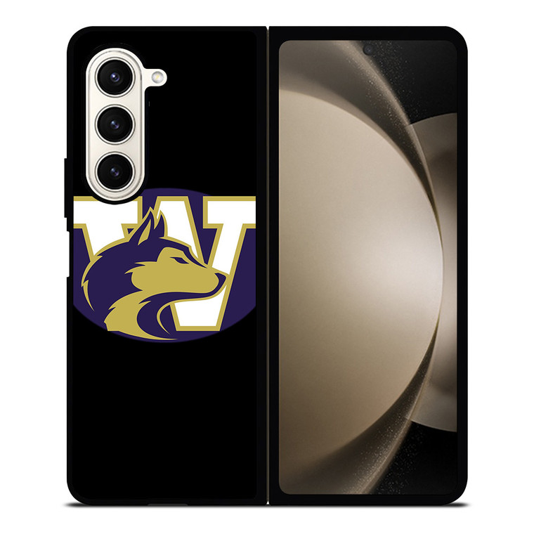 WASHINGTON HUSKIES FOOTBALL SYMBOL Samsung Galaxy Z Fold 5 Case Cover