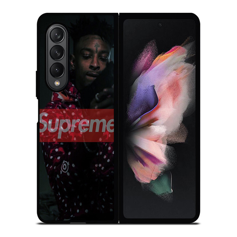 21 SAVAGE SUPREME RAPPER Samsung Galaxy Z Fold 3 Case Cover