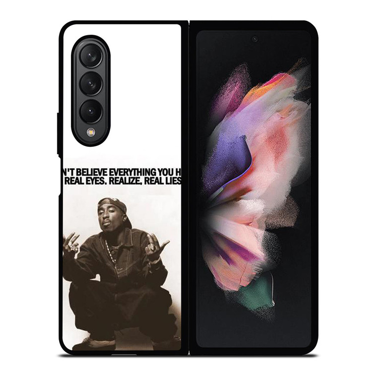 2PAC TUPAC SHAKUR RAPPER QUOTES Samsung Galaxy Z Fold 3 Case Cover