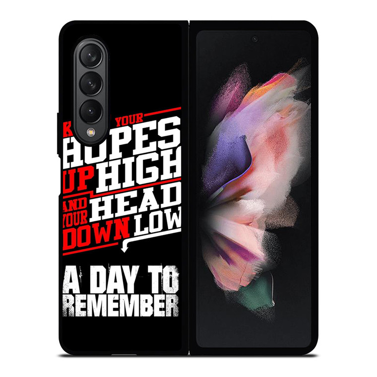 A DAY TO REMEMBER QUOTES Samsung Galaxy Z Fold 3 Case Cover