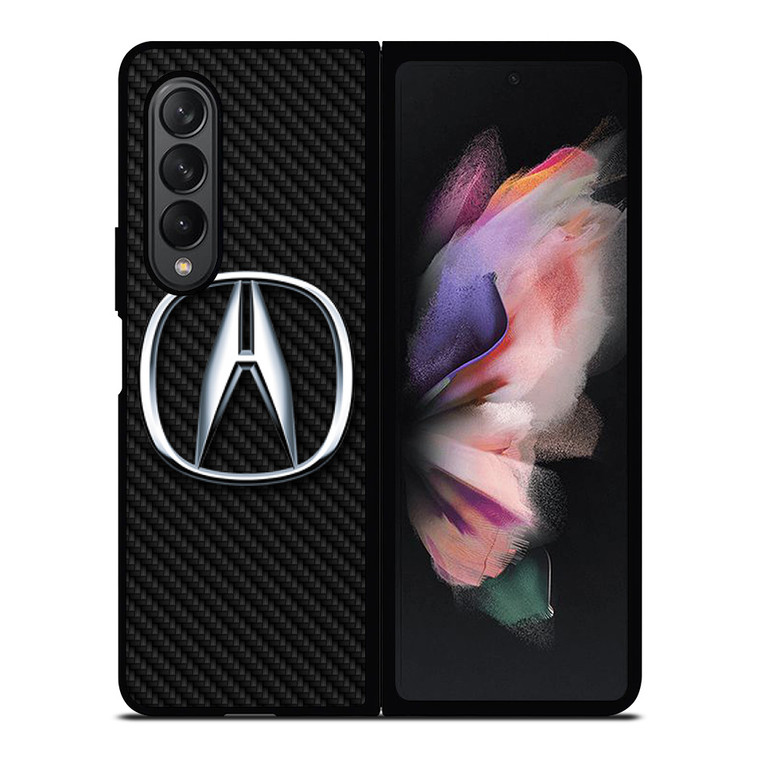 ACURA MOTORS CARBON FIBER Samsung Galaxy Z Fold 3 Case Cover