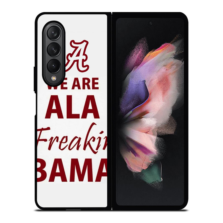 ALABAMA CRIMSON TIDE FOOTBALL FREAK Samsung Galaxy Z Fold 3 Case Cover