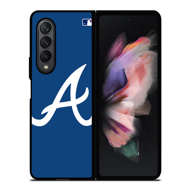 ATLANTA BRAVES MLB LOGO Samsung Galaxy Z Fold 3 Case Cover