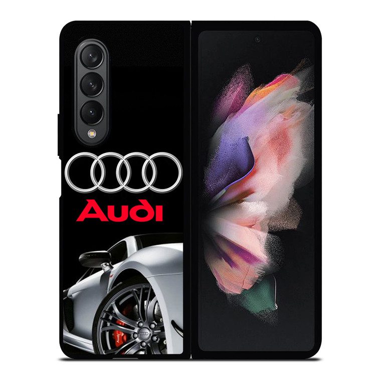 AUDI CAR LOGO 2 Samsung Galaxy Z Fold 3 Case Cover