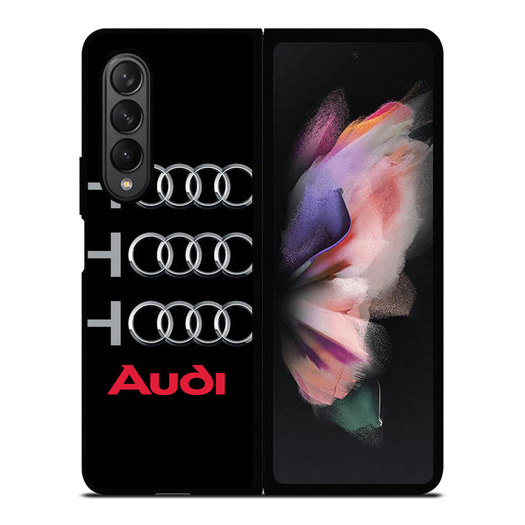 AUDI CAR LOGO FUNNY Samsung Galaxy Z Fold 3 Case Cover