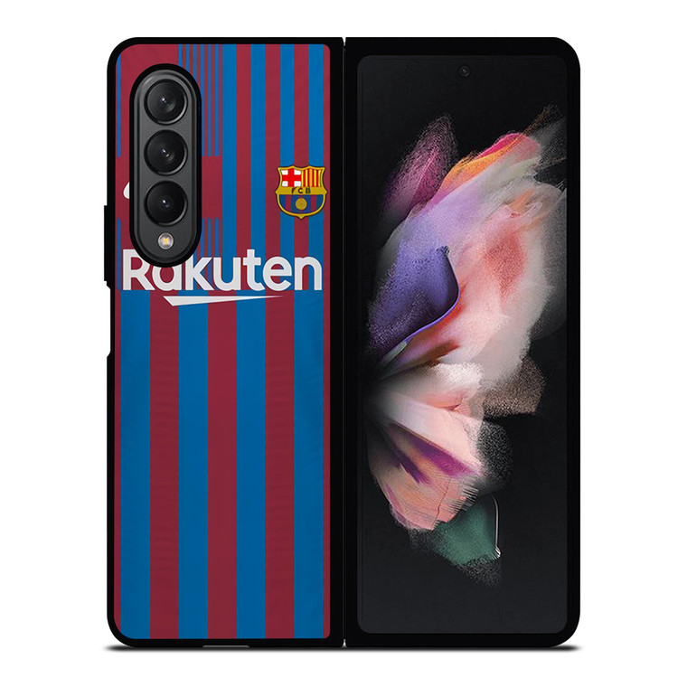 BARCELONA 2021 HOME JERSEY Samsung Galaxy Z Fold 3 Case Cover