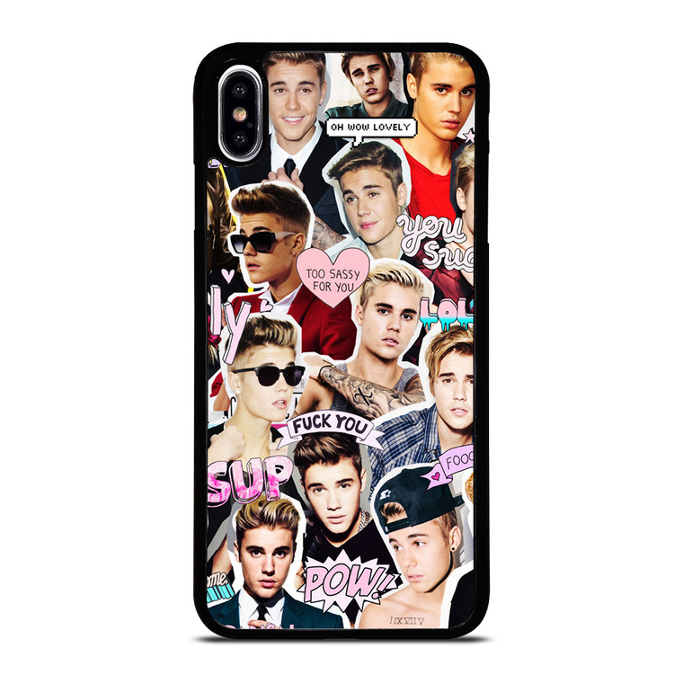 JUSTIN BIEBER COLLAGE iPhone XS Max Case Cover