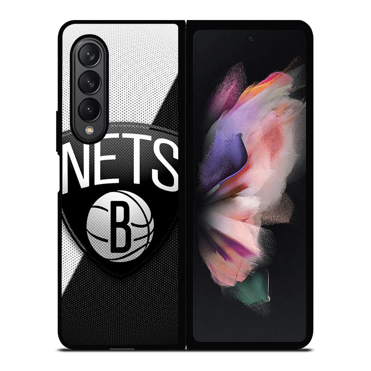 BROOKLYN NETS NBA BASKETBALL ICON Samsung Galaxy Z Fold 3 Case Cover