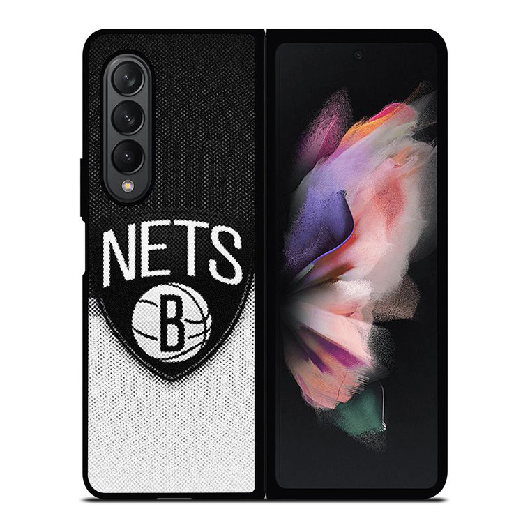 BROOKLYN NETS NBA BASKETBALL LOGO 2 Samsung Galaxy Z Fold 3 Case Cover