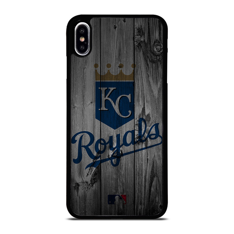 KANSAS CITY ROYALS BASEBALL MLB WOOD LOGO iPhone XS Max Case Cover