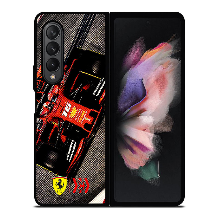CHARLES LECLERC FERRARI FORMULA ONE F1 RACING 3 Samsung Galaxy Z Fold 3 Case Cover