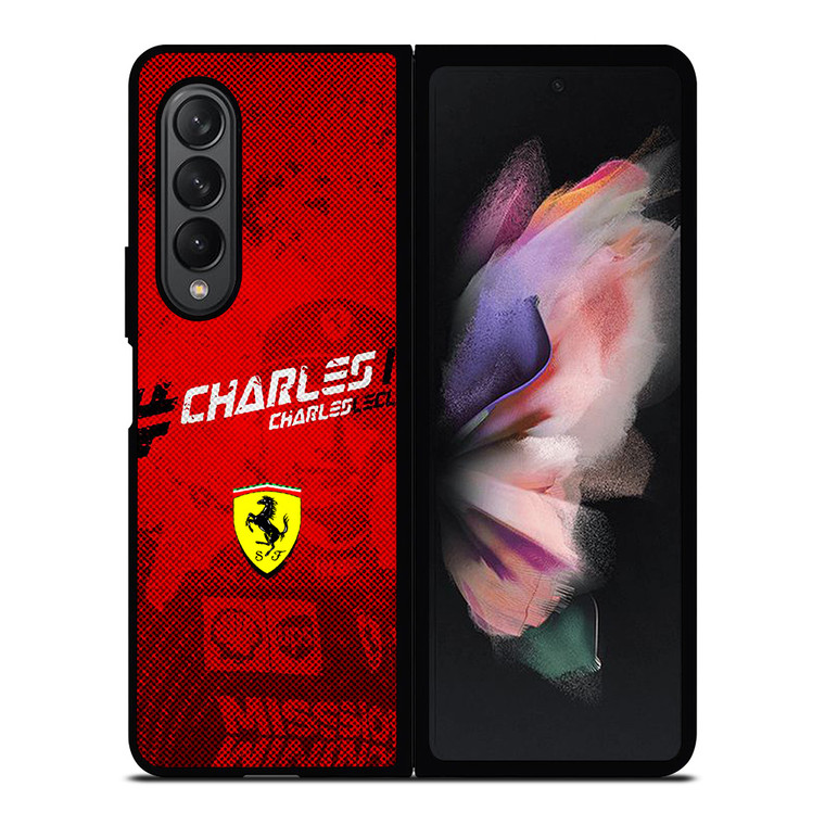 CHARLES LECLERC FERRARI FORMULA ONE F1 RACING 5 Samsung Galaxy Z Fold 3 Case Cover