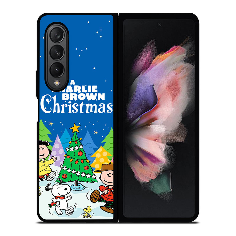 CHARLIE BROWN SNOOPY CHRISTMAS CARTOON Samsung Galaxy Z Fold 3 Case Cover