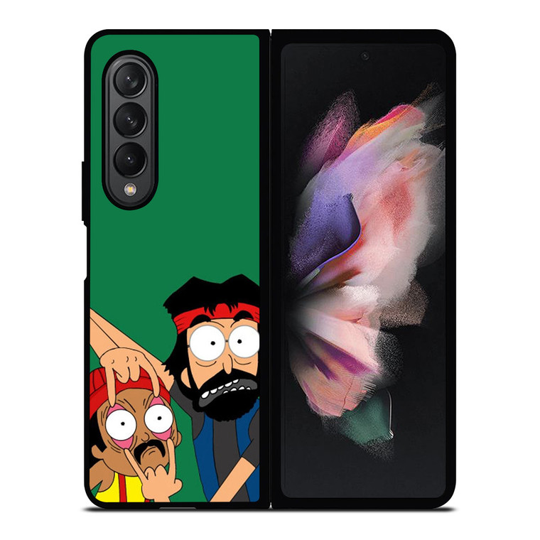 CHEECH AND CHONG CARTOON Samsung Galaxy Z Fold 3 Case Cover