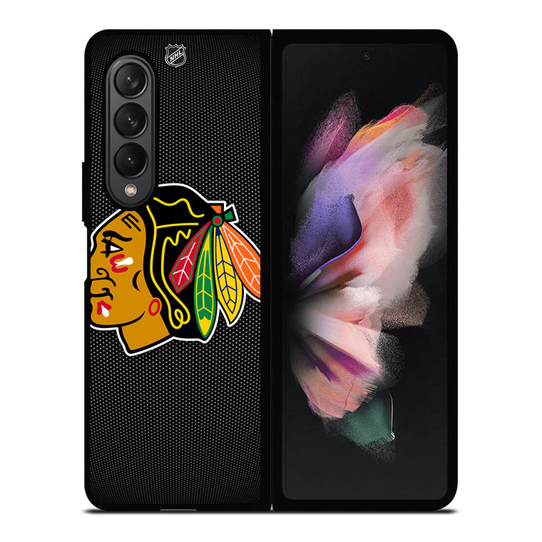CHICAGO BLACKHAWKS HOCKEY NHL LOGO Samsung Galaxy Z Fold 3 Case Cover