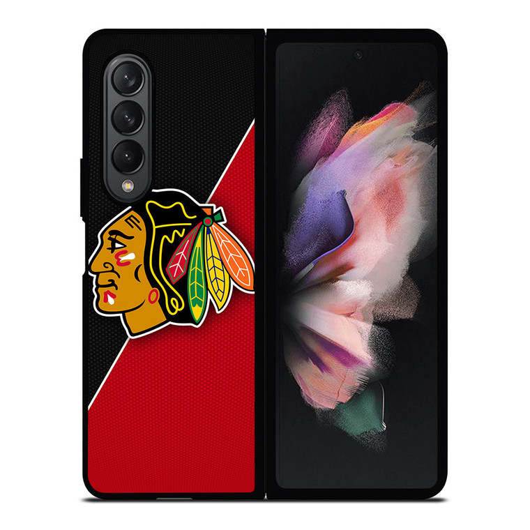 CHICAGO BLACKHAWKS NHL HOCKEY LOGO Samsung Galaxy Z Fold 3 Case Cover