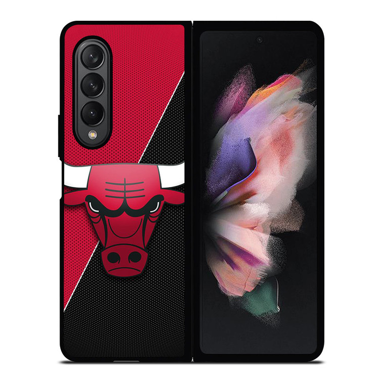 CHICAGO BULLS NBA BASKETBALL ICON Samsung Galaxy Z Fold 3 Case Cover