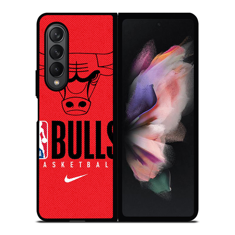CHICAGO BULLS NBA BASKETBALL LOGO Samsung Galaxy Z Fold 3 Case Cover