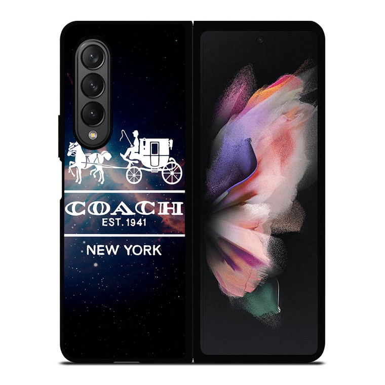 COACH NEW YORK NEBULA LOGO Samsung Galaxy Z Fold 3 Case Cover