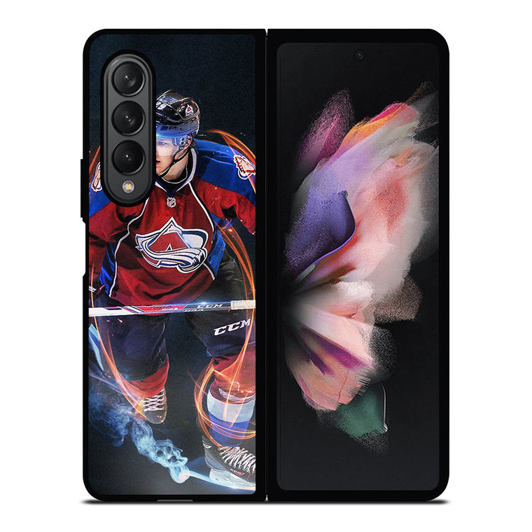 COLORADO AVALANCHE NATHAN MACKINNON Samsung Galaxy Z Fold 3 Case Cover