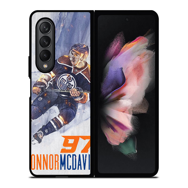 CONNOR MCDAVID EDMONTON OILERS 2 Samsung Galaxy Z Fold 3 Case Cover
