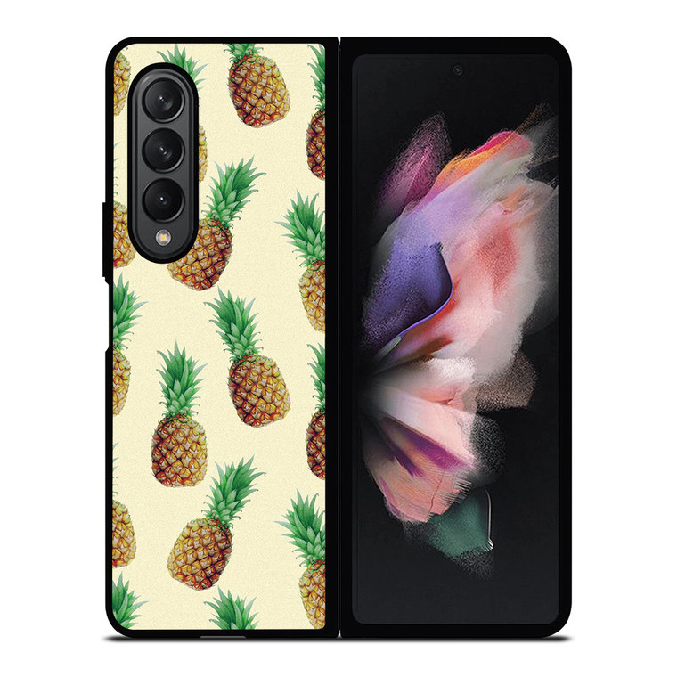 CUTE PINEAPPLE PATTERN Samsung Galaxy Z Fold 3 Case Cover