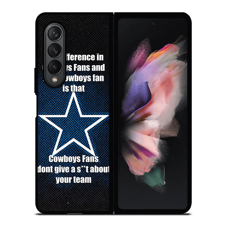 DALLAS COWBOYS FOOTBALL NFL MEMES Samsung Galaxy Z Fold 3 Case Cover