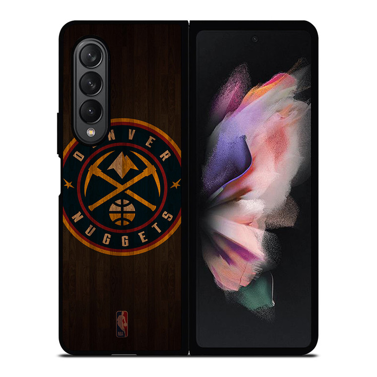 DENVER NUGGETS BASKETBALL COURT NBA Samsung Galaxy Z Fold 3 Case Cover
