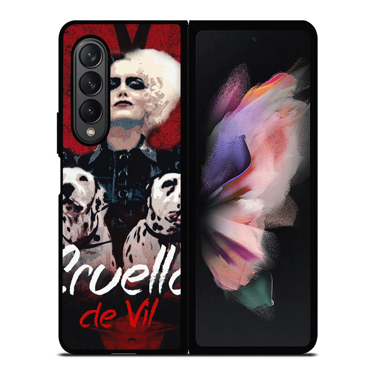DISNEY CRUELLA DE VIL DALMATIAN Samsung Galaxy Z Fold 3 Case Cover