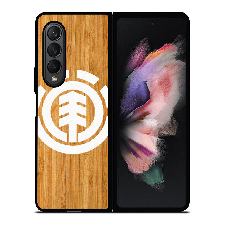ELEMENT SKATEBOARD WOODEN LOGO Samsung Galaxy Z Fold 3 Case Cover