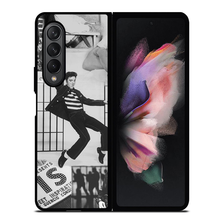 ELVIS PRESLEY COLLAGE 2 Samsung Galaxy Z Fold 3 Case Cover ELVIS PRESLEY COLLAGE 2 Samsung Galaxy Z Fold 3 Case Cover