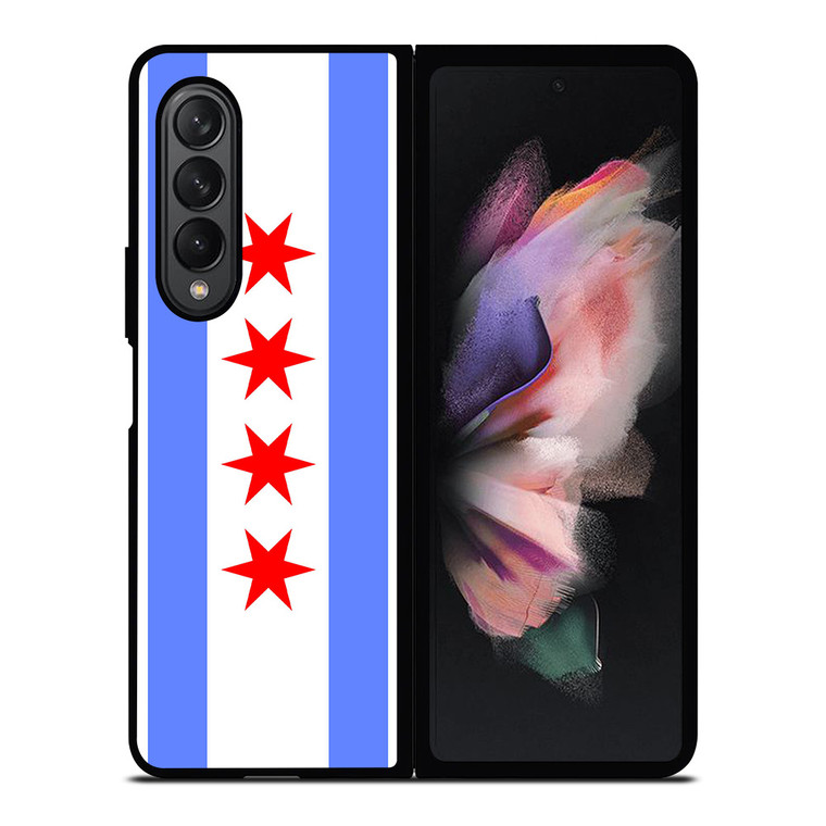 FLAG OF CHICAGO Samsung Galaxy Z Fold 3 Case Cover
