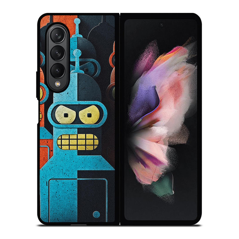FUTURAMA BENDER ART Samsung Galaxy Z Fold 3 Case Cover