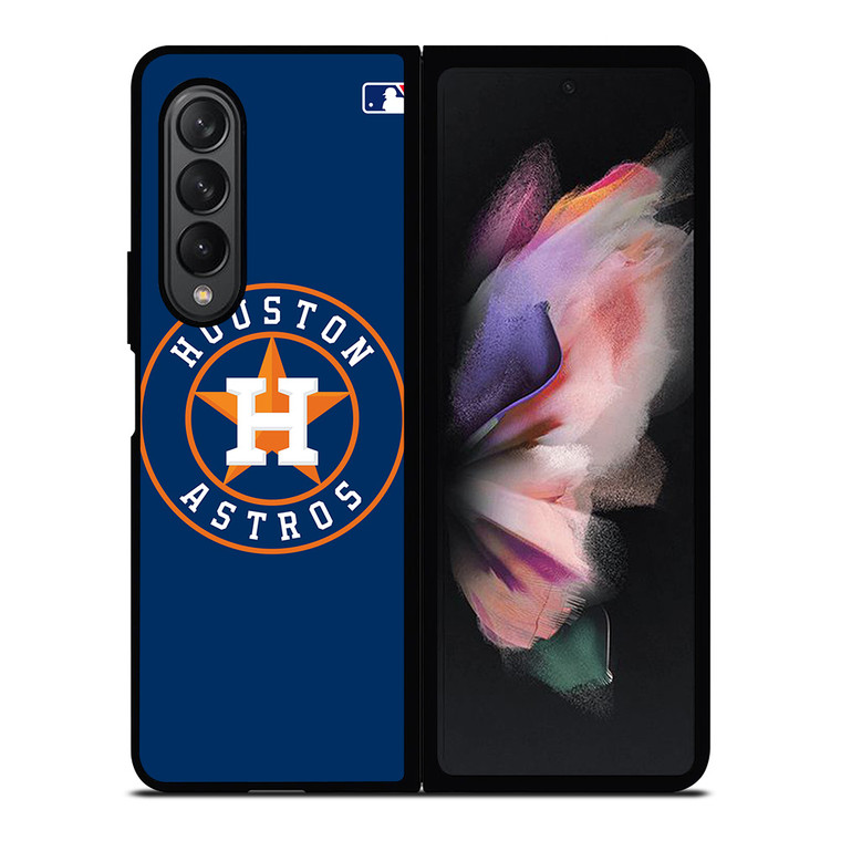 HOUSTON ASTROS MLB LOGO Samsung Galaxy Z Fold 3 Case Cover