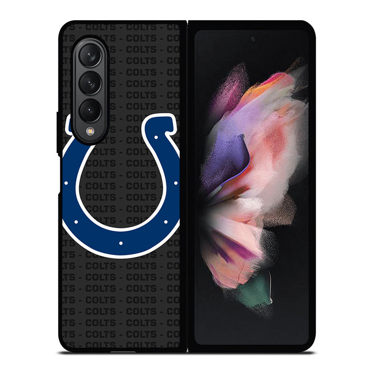 INDIANAPOLIS COLTS FOOTBALL TEXT Samsung Galaxy Z Fold 3 Case Cover