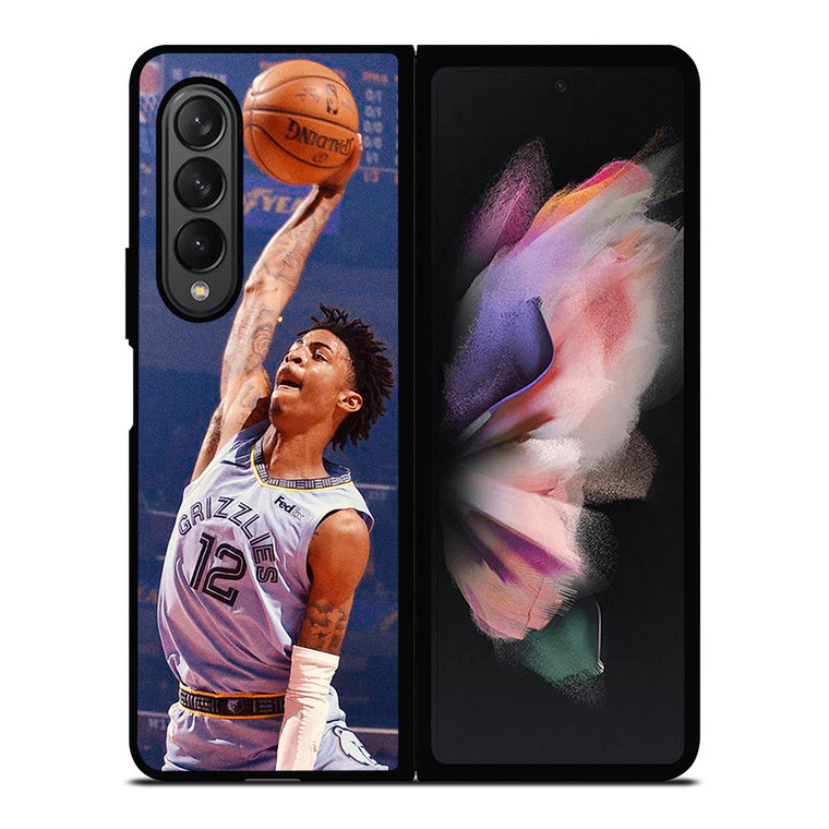 JA MORANT MEMPHIS GRIZZLIES DUNK Samsung Galaxy Z Fold 3 Case Cover