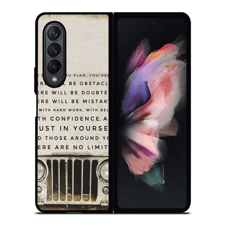 JEEP FUNNY QUOTES Samsung Galaxy Z Fold 3 Case Cover
