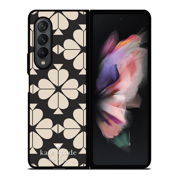 KATE SPADE JACQUARD CREAM Samsung Galaxy Z Fold 3 Case Cover