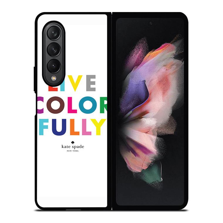 KATE SPADE LIVE COLOR FULLY Samsung Galaxy Z Fold 3 Case Cover