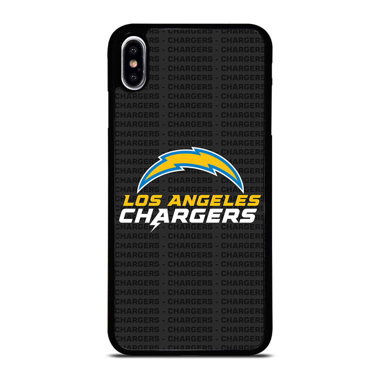 LOS ANGELES CHARGERS FOOTBALL TEXT iPhone XS Max Case Cover