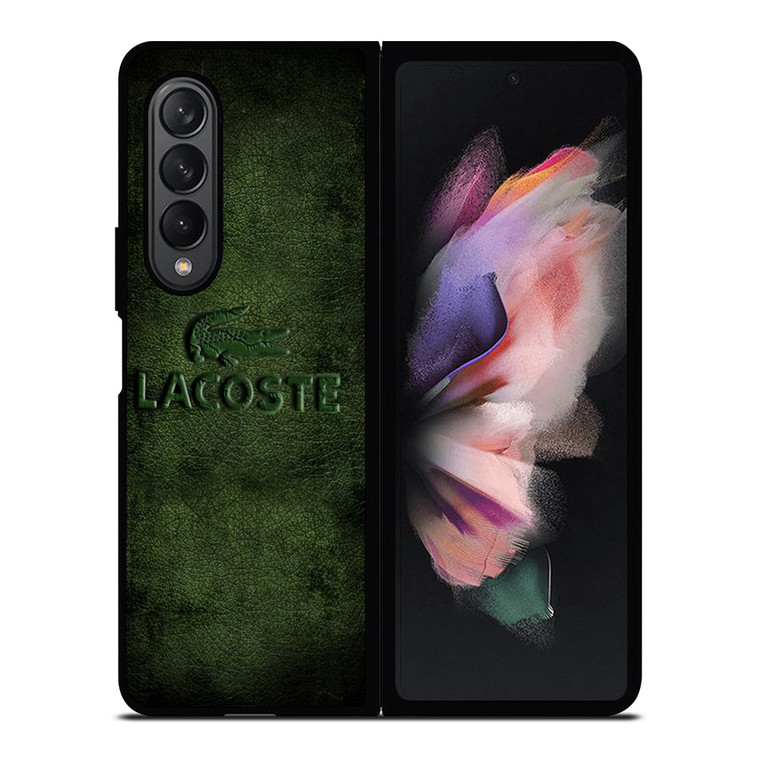 LACOSTE LEATHER Samsung Galaxy Z Fold 3 Case Cover LACOSTE LEATHER Samsung Galaxy Z Fold 3 Case Cover