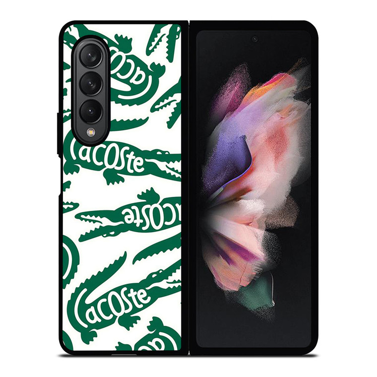 LACOSTE PATTERN Samsung Galaxy Z Fold 3 Case Cover