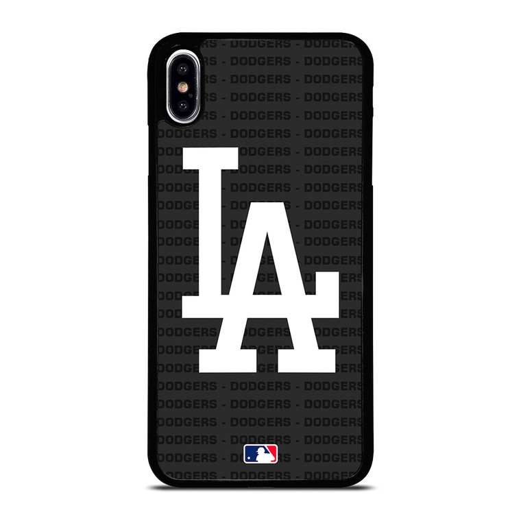 LOS ANGELES DODGERS BASEBALL BLACK iPhone XS Max Case Cover