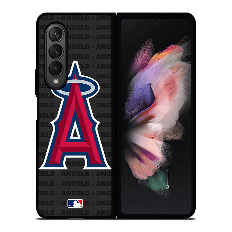 LOS ANGELES ANGELS BASEBALL BLACK Samsung Galaxy Z Fold 3 Case Cover