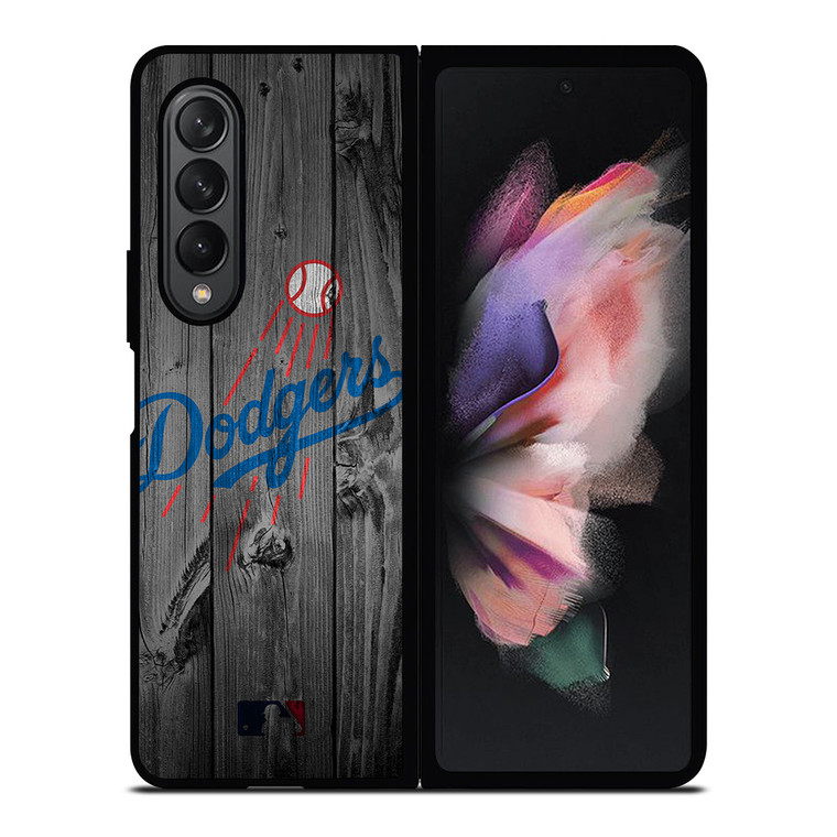 LOS ANGELES DODGERS BASEBALL MLB WOOD Samsung Galaxy Z Fold 3 Case Cover