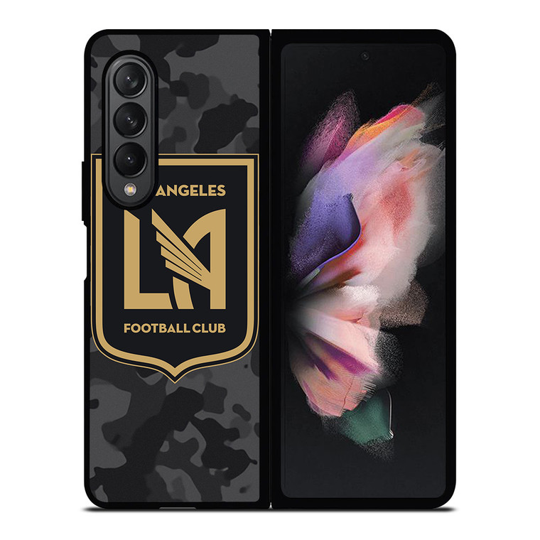 LOS ANGELES FC MLS BLACK CAMO Samsung Galaxy Z Fold 3 Case Cover