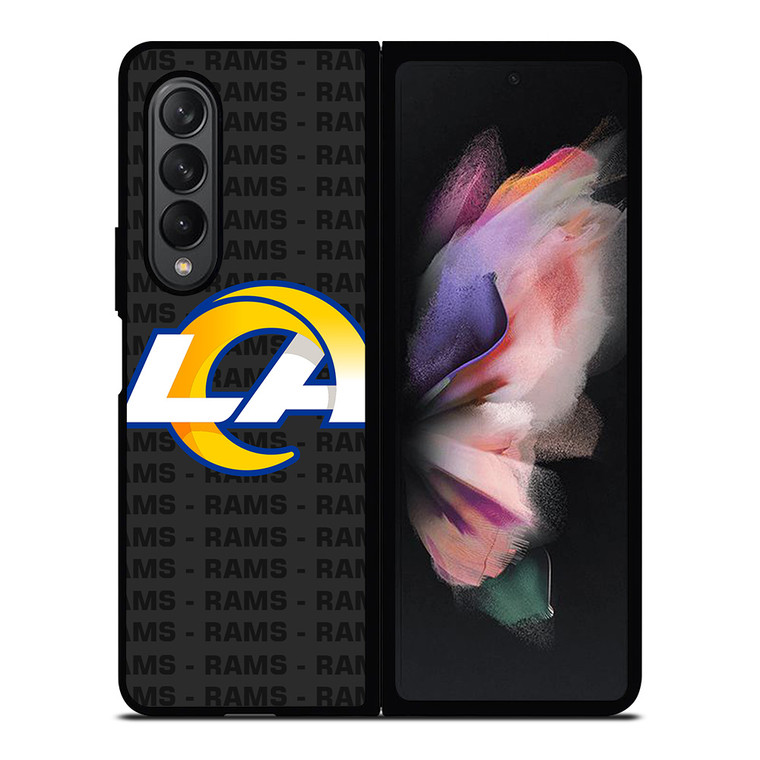 LOS ANGELES RAMS FOOTBALL TEXT Samsung Galaxy Z Fold 3 Case Cover LOS ANGELES RAMS FOOTBALL TEXT Samsung Galaxy Z Fold 3 Case Cover