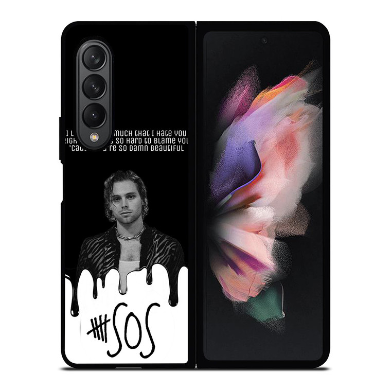 LUKE HEMMINGS 5 SECONDS OF SUMMER QUOTES Samsung Galaxy Z Fold 3 Case Cover